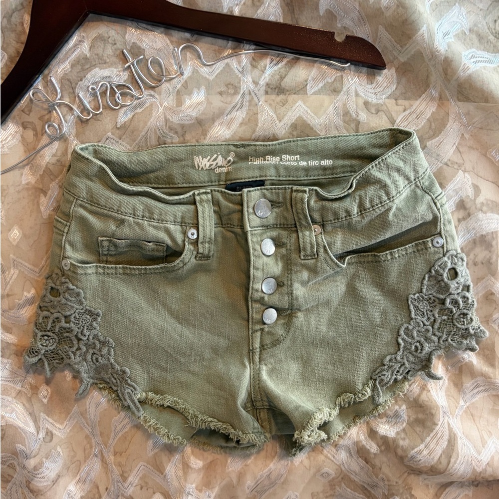 Mossimo Supply Co. Women's Olive Jean Shorts